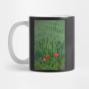 Poppies in Wheat Field Mug